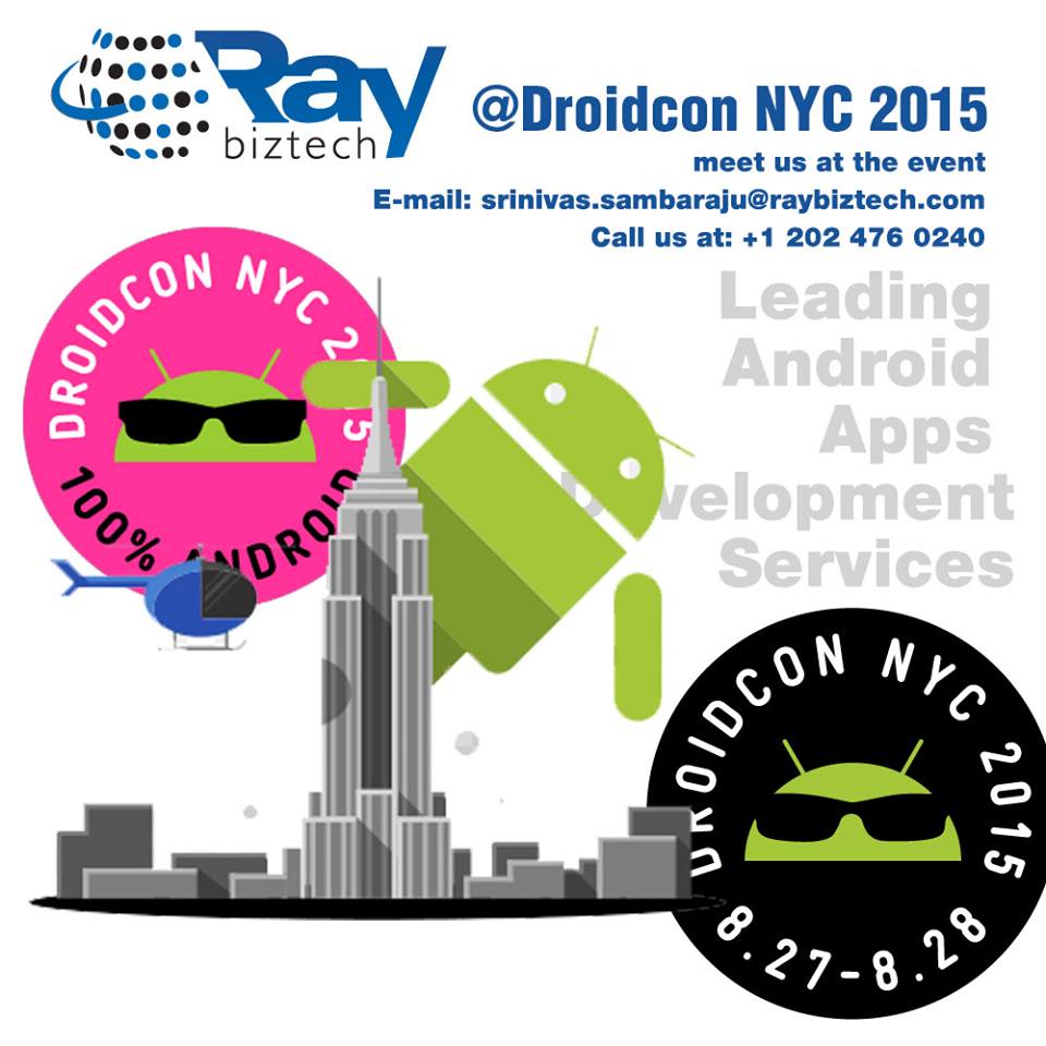 Ray Business Technologies attended Droidcon  2015
