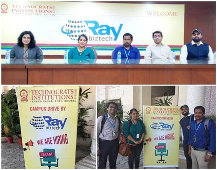 Raybiztech Campus Drive at Technocrats Institute of Technology, Bhopal